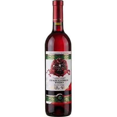 Shahnazaryan Granátové Víno sladké 12,5% 0,75 l (čistá fľaša)