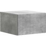 vidaXL Спален шкаф с монтаж на стена Бетонно сиво 33 x 34, 5 x 20 см (898431)