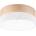 LAMKUR Led Плафониера sirja wood led/20w/230v Ø 35 см бял/дъб (la54513)