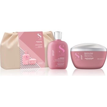 ALFAPARF Milano Semi di Lino Moisture Duo Kit подаръчен комплект за суха коса