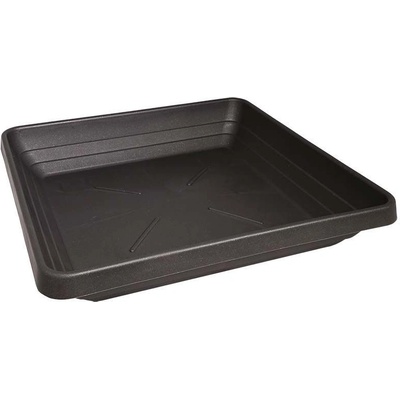 Plastia miska čtyřhranná Lotos - anthracite 50x50