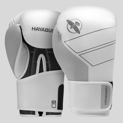 Hayabusa fightwear Боксови Ръкавици Hayabusa S4 Leather White - 12 oz