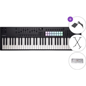 Novation Launchkey 61 MK4 SET Миди клавиатура Black (LAUNCHKEY-61-MK4-SET)
