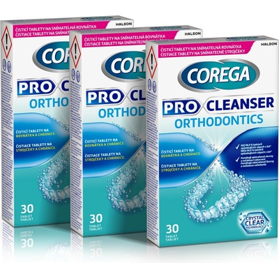 Corega Glaxo Smithkline Bio Tabs čistiace tablety na zubné náhrady 3 x 30 ks