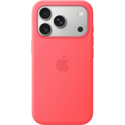 Apple iPhone 17 Pro Silicone Case with MagSafe - Bright Guava (MHW04ZM/A)