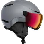 Atomic Ски каска Atomic Revent Visor Photochromic S1-3 Ski helmet - Limestone / Red Photo - размер One Size (418-1609-0413)