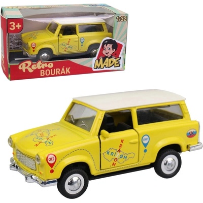 MaDe Kovový retro trabant