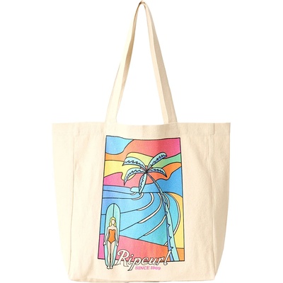 Rip Curl Чанта за рамо Rip curl Women's Custom Desto 20 Tote Shoulder bag - Bone - размер 20 l (510-6807-0111)