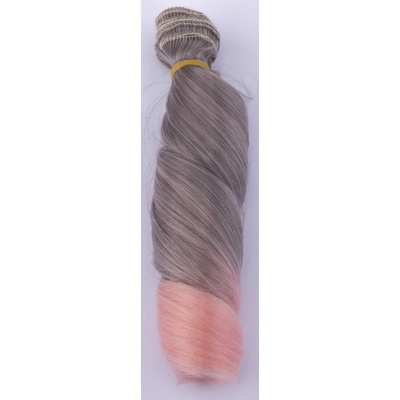 Vlasy pro panenku vlnité stočené 15cm - č. 59
