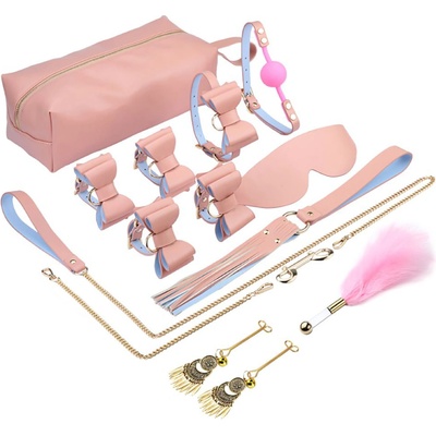 Kiotos BDSM Bowties 10 Item Kit Pink