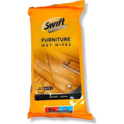 SWIFT мокри кърпи за почисване, Professional, 40 броя, Почистване на мебели