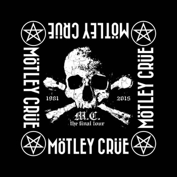 Mötley Crüe Шал The Final Tour Black (B066)