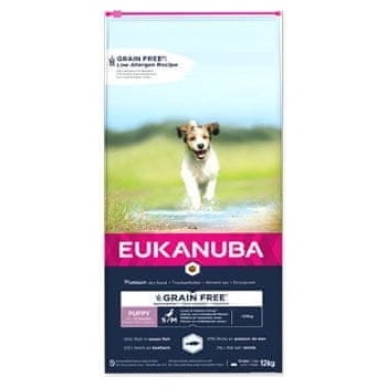 Eukanuba dog Puppy&Junior Small&Medium Grain Free12 kg