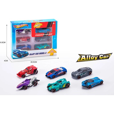 Armtoys 6 МЕТАЛНИ КОЛИЧКИ В КУТИЯ