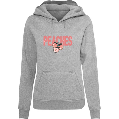 Mister Tee Суичър Peaches Hoody heather grey XXLUB-MST049-00431 - Камуфлаж, размер S