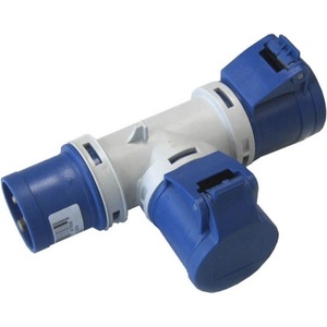 Elettrocanali Ec690 АДАПТОР 1 ЩЕПСЕЛ/2 КОНТАКТА 2p+e 16А ip44 (ec690702)