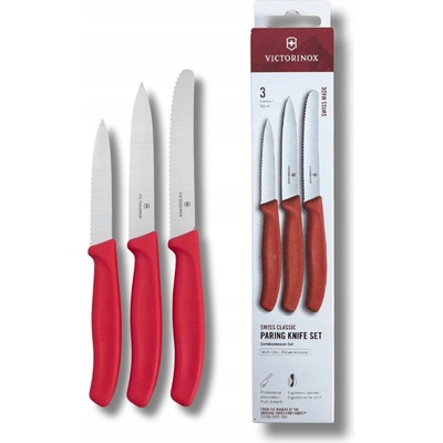 Victorinox Swiss Classic sada tří nožů – Chili Red 6.7111.34C1