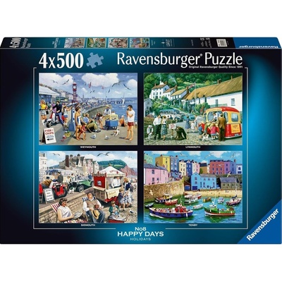 Ravensburger Пъзел Ravensburger от 4 х 500 части - Празници (12001527)