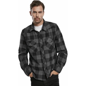 BRANDIT мъжка риза BRANDIT - Check - 4002-black/grey checked