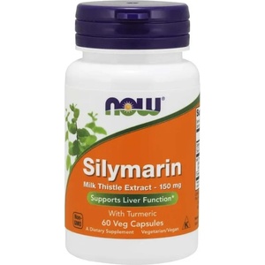 NOW Silymarin, 150 mg, 60 растителни капсули, Now
