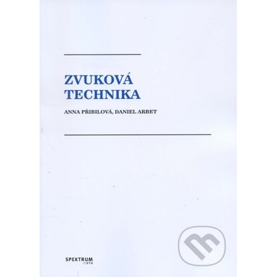 Zvuková technika - Anna Přibilová