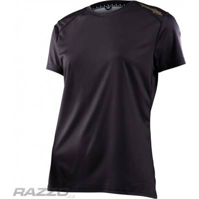Troy Lee Designs WOMENS LILIUM SS JERSEY SOLID BLACK