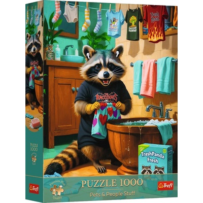 TREFL Premium Plus Mýval na Den praní 1000 dílků