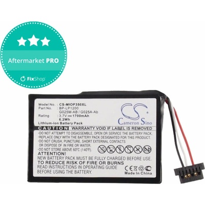 Batéria pre Mitac Mio P350, 1700mAh, Li-Ion, 3.7V, BL-LP1230, HQ