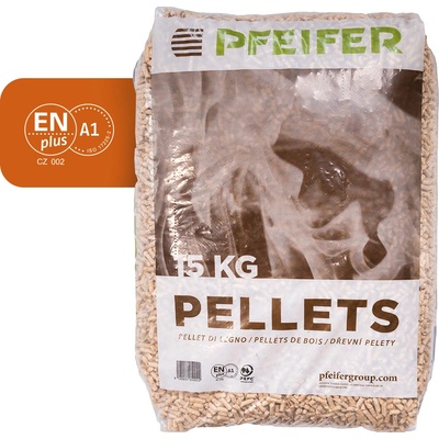 Pfeifer Holz Dřevěné pelety ENplus A1 sáček 1050 Kg – Zboží Dáma