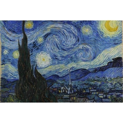 DIMEX ART Флизелинов фототапет звездна нощ от винсент ван гог 375 x 250 см