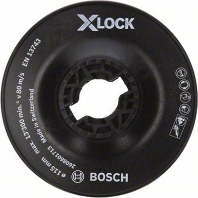 Podložka X-LOCK, tvrdá, 115 mm Bosch Accessories 2608601713