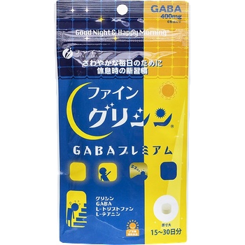 Fine Japan Глицин + ГАБА, L-триптофан и L-теанин 90 таблетки | Fine Japan (015456 (000389) FJ)