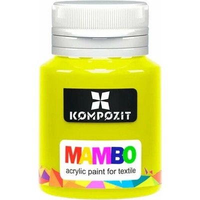Mambo farba na textil a kožu 20 ml 03 citrónovo žltá