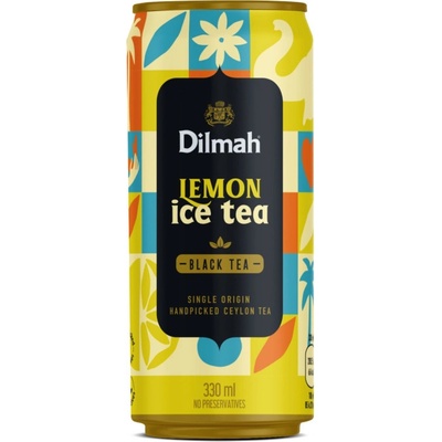 Dilmah Black Ice Tea Lemon 330 ml