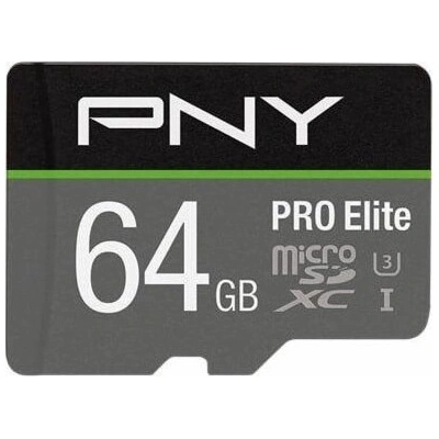PNY PRO Elite MicroSDXC 64 GB P-SDU64GV31100PRO-GE