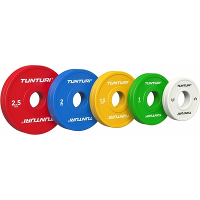 TUNTURI Set Frakčních Olympijských kotoučů 15 kg 50 mm