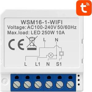 AVATTO Смарт ключ модул Avatto WSM16-W1 WiFi 1 канал (WSM16-W1)