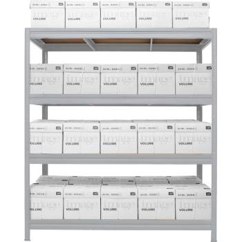 Image 1 of Carmen Метален стелаж MEGA 177x200x60 см, до 500 кг на рафт - цинк (B3580514)