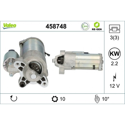 Startér VALEO 458748