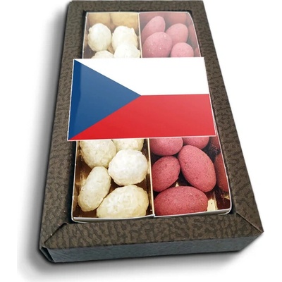 Sablio Mandle v čokoládě Česká vlajka Český fanoušek 2x 80 g