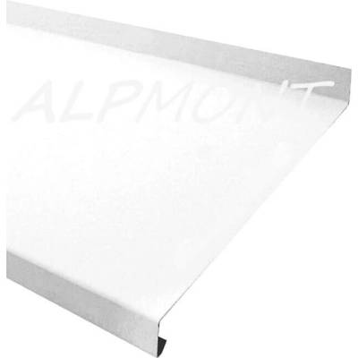 Parapet venkovní r.š.333mm - pozink Lakovaný RAL 9002 šedobílá s folií dl.2m