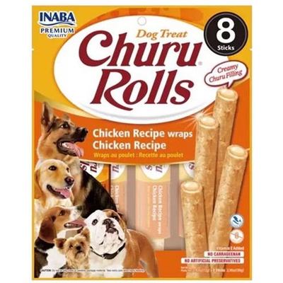 Inaba Foods Churu Rolls куче пиле 8 бр. / 96 г