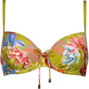 Lidea Дамско бикини горнище Lidea Women's Botanic Burst Bikini Top - Apple / Bloom - размер 36 (150-5243-0116)
