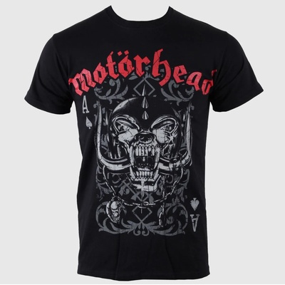 ROCK OFF мъжка тениска Motörhead - Карта за игра - ROCK OFF - MHEADTEE12MB