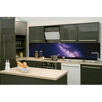 DIMEX ART s. r. o Фототапет за кухня - лилав млечен път 260 x 60 см