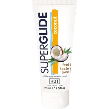 HOT Superglide Кокос - ядлив лубрикант (75 мл)
