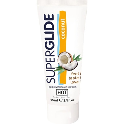 HOT Superglide Кокос - ядлив лубрикант (75 мл)