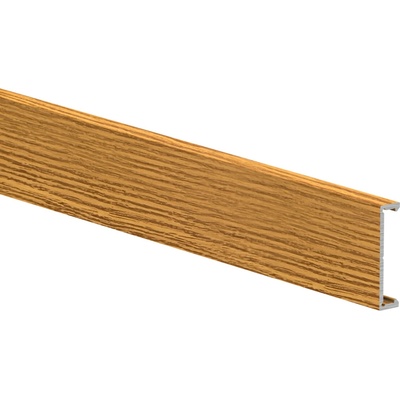 Hliníková fasádna lišta, 25 x 6 – 6,0 m – drevo dekor SVETLÝ DUB - W02