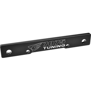 Team corally - Suspension Arm Mount - RR - Swiss Made 7075 T6 - 3mm - Hard Anodised - Black - Made In Italy C-00180-680 (C-00180-680)
