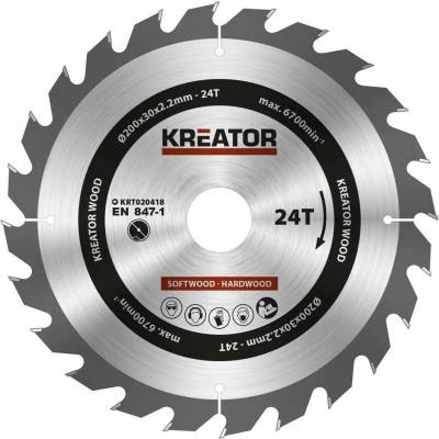 Kotouč Kreator na dřevo 200 x 30 mm